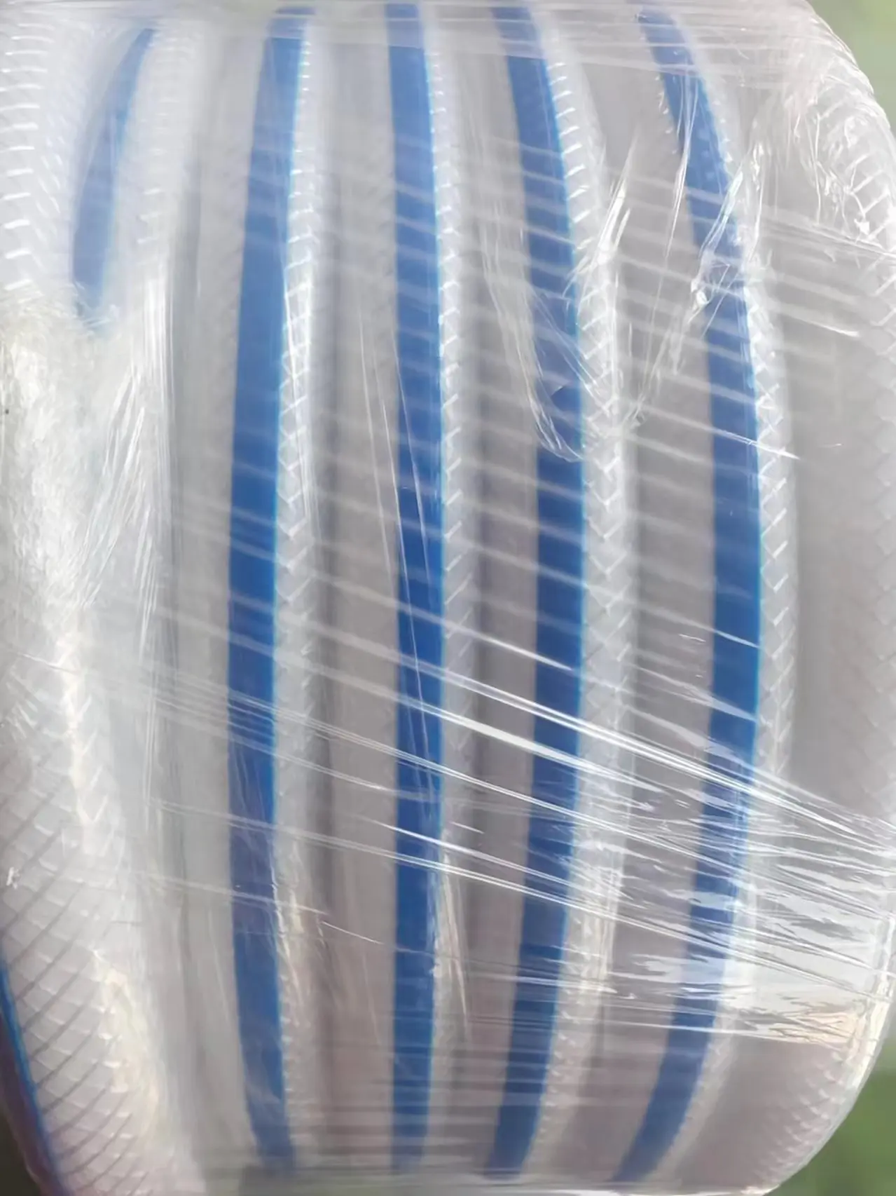 Clear braided pvc hose